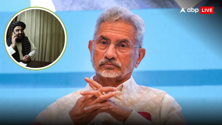 Indian forrign Minister S Jaishankar and Afghan Foreign Minister Amir Khan Muttaqi talk to each other dismissed rumours of a false flag operation