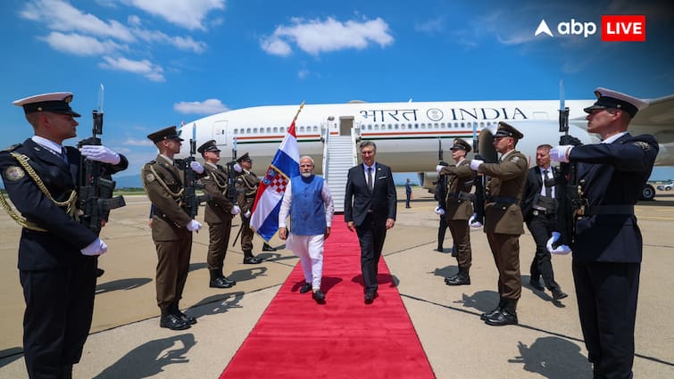 pm narendra modi arrives in croatia in last of his three countries visit says we have centuries old relations with each other