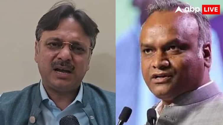 BJP attack Congress Priyank Kharge over RSS Rajeshwar Singh asked whether Congress is now afraid of service spirit of Sangh ann | संघ को मिटाने की बात पर आग बबूला हुए BJP विधायक, लिखा