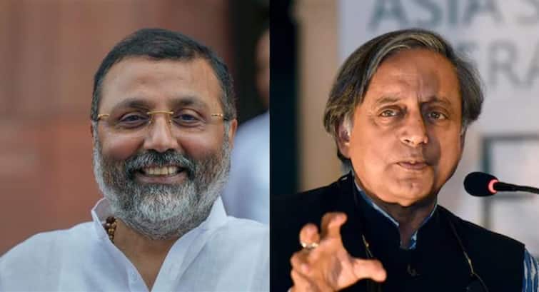 BJP MP Nishikant Dubey on Congress MP Shashi Tharoor BJP joining Pegasus Committee Operation Sindoor Delegation