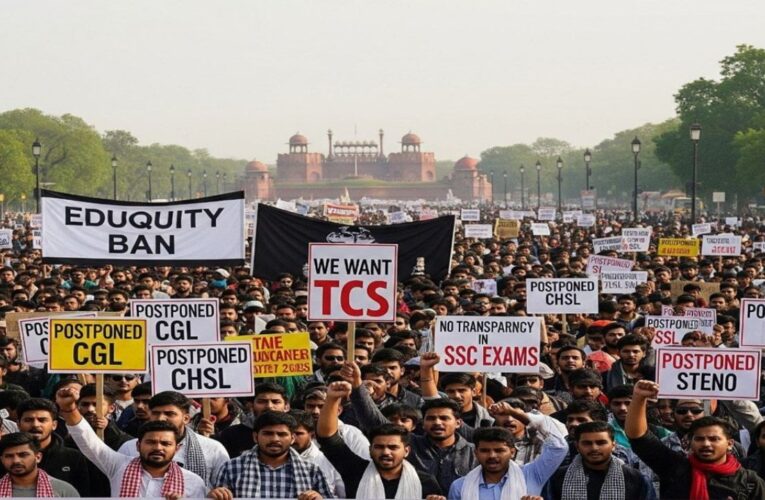SSC Protest: ‘कब तक सहेंगे अन्याय?’ – SSC में धांधली के खिलाफ उठा छात्रों और शिक्षकों का तूफान